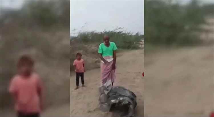 مليشيا الحوثي الإرهابية تستهدف قرية الحمينة ريف بمديرية حيس بصاروخ باليستي
