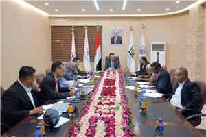 وزير الأشغال يرأس اول اجتماع لمجلس إدارة المؤسسة العامة للطرق والجسور في عدن