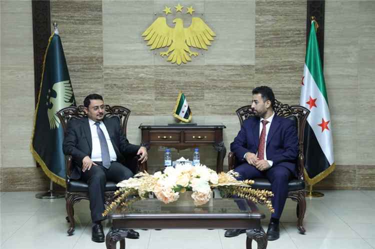 بعكر يبحث مع وزير الصحة السوري تعزيز التعاون الصحي