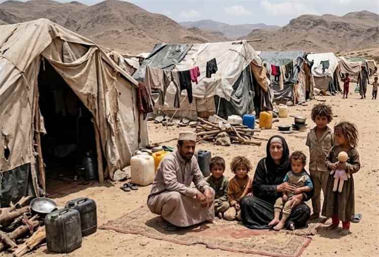 بين جحيم النزوح وقسوة العراء.. نازحو المضاربة يواجهون مصيرهم بمفردهم