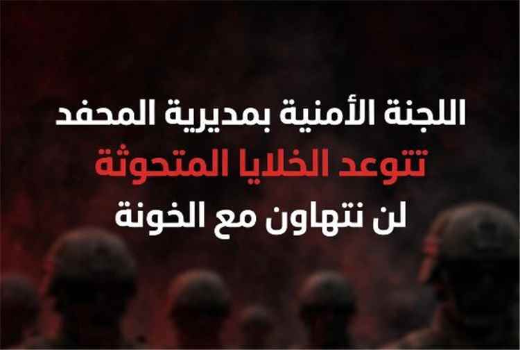 «كمين الغدر لن يمر».. استنفار أمني وقبلي في المحفد لملاحقة خلايا تابعة للحوثيين بعد استهداف «درع الوطن»