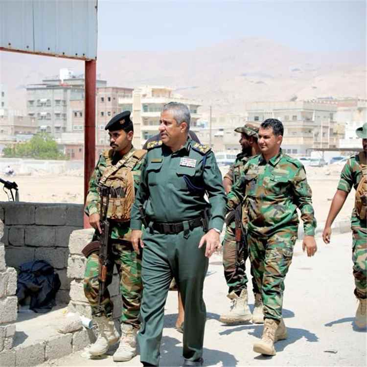 العميد الجابري يتفقد مواقع إنشاء مكاتب ومواقف سيارات لمكافحة المخدرات والبحث الجنائي