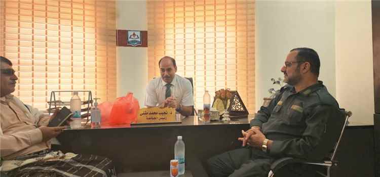 مدير أمن الضالع يزور جامعة خليج عدن الدولية لبحث تعزيز التعاون الأمني والأكاديمي