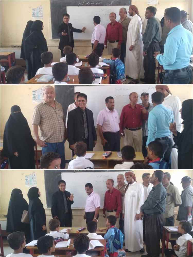 الوكيل الحمزة والدكتور مهيم يدشنون تركيب مائة سبورة بمدارس زنجبار