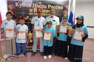 ناشئو أبين للشطرنج يتألقون ويحصدون المركزين الثاني والثالث في كأس السفير الروسي بعدن