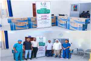 جمعية الحكمة اليمانية الخيرية تقدم دعماً لمركز الكلية الصناعية بالشحر بالمكيفات وقطع الغيار للمكائن