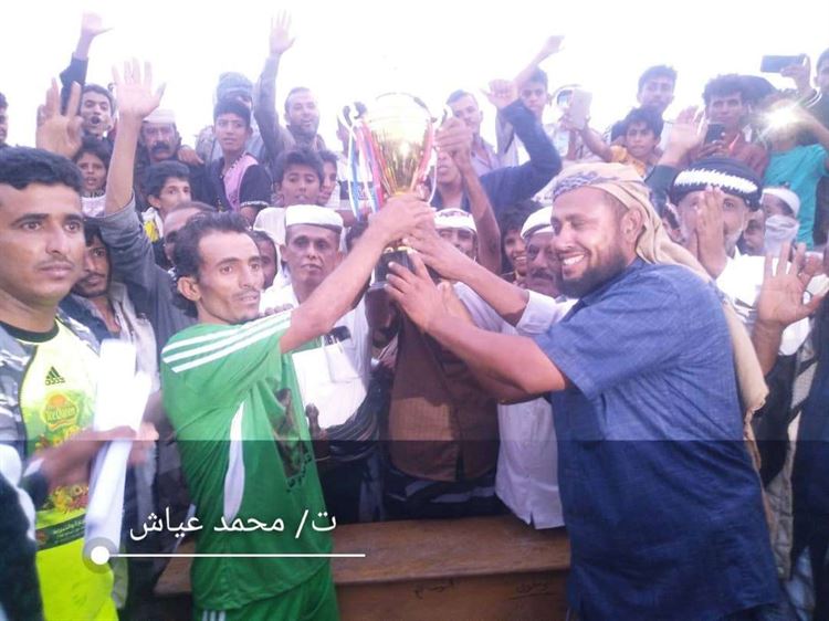 شباب حبيل المسجد يتوج بطلاً لكأس دوري شهداء أبين بالوضيع