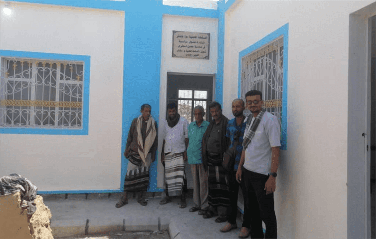 إنجاز مشروع إنشاء مدرسة حصن امطيري بخنفر