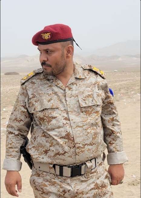 العقيد محمد احمد الصبيحي يعزي في وفاة القائد وليد مقيلب قائد الحزام الأمني في المنطقة الوسطى ومرافقيه