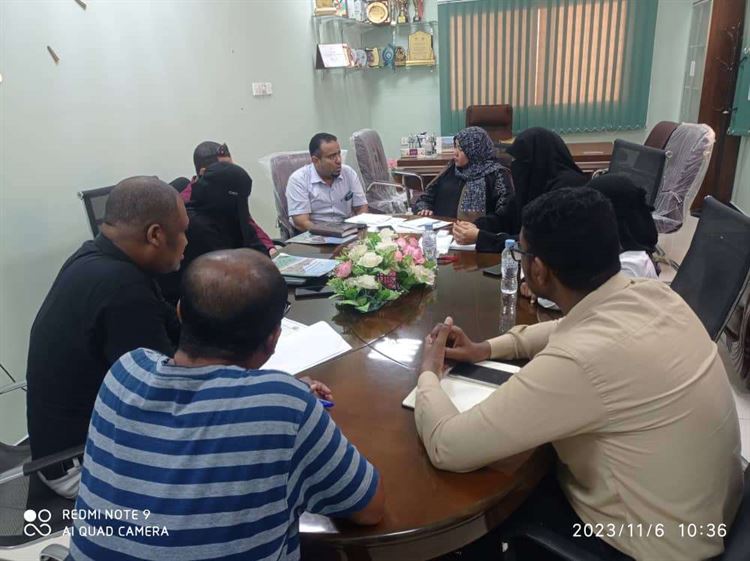 مكتب الصحة بحضرموت الساحل يعقد اجتماع طارئ لمناقشة الوضع الوبائي لحالات الكوليرا والاسهالات المائية الحادة