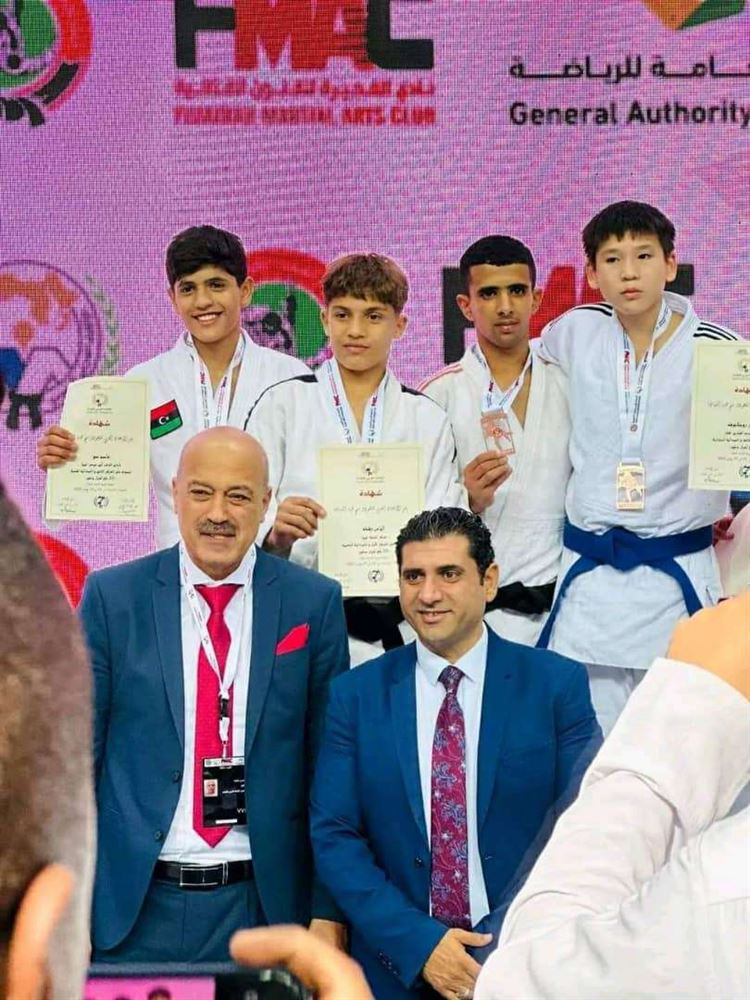 بطل نادي شباب المسيمير يحصد الميدالية البرونزية لبطولة الجودو في دولة الإمارات