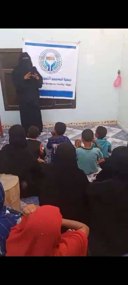 أبين .. جمعية المسيمير الاجتماعية التنموية بمنطقة المسيمير تواصل التوعية حول مرض الكوليرا