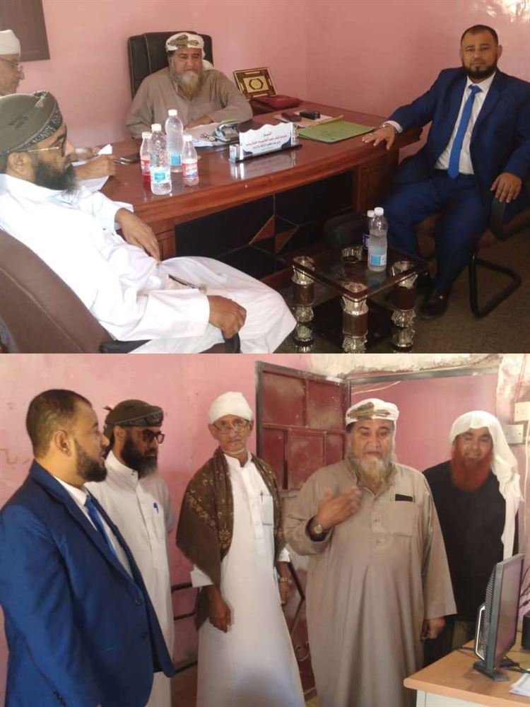 وكيل وزارة الأوقاف يتفقد سير العمل بمكتب أوقاف أبين ويشيد بجهودهم التي يقدمونها