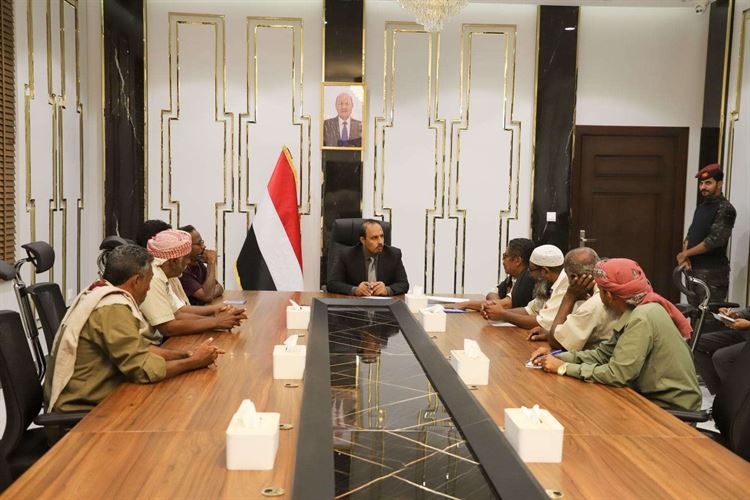 مقادمة قبيلة نهد يلتقون محافظ حضرموت ويعلنون موقفهم من قرار وقف توريد الإيرادات