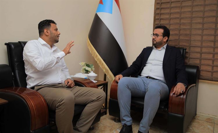رئيس الهيئة الوطنية للإعلام الجنوبي يلتقي مدير عام إعلام جامعة عدن