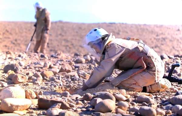 مسام: نزع 3797 لغماً وقذيفة غير منفجرة وعبوة ناسفة خلال شهر نوفمبر الماضي