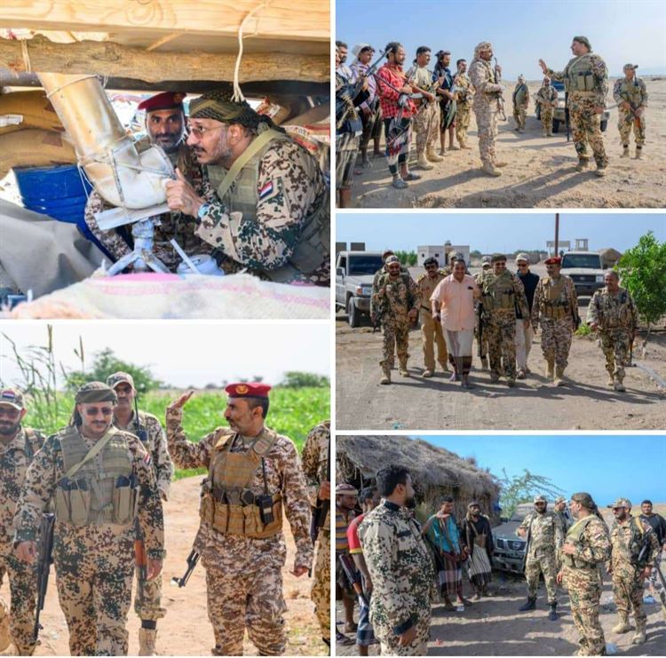 العميد طارق صالح يتفقد جاهزية محور الحديدة.. ويشيد بمستوى الجاهزية والانضباط