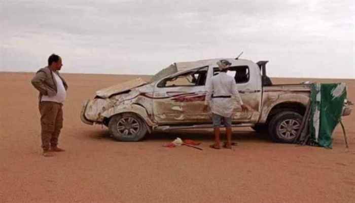 انقلاب سيارة تقل مسافرين في الوديعة عقب عودتهم من السعودية