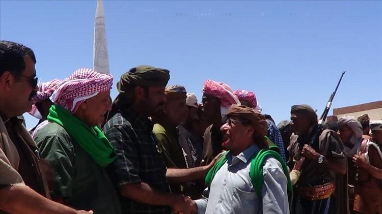 وفد من قبائل سيبان (السموح) يزور قيادة حلف قبائل حضرموت للتهنئة بعيد الفطر