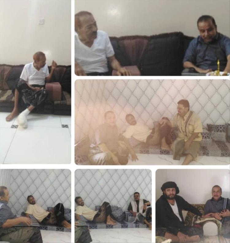 رئيس انتقالي ميفعة يواصل زياراته العيدية ويطمئن على صحة كوكبة من كوادر المديرية