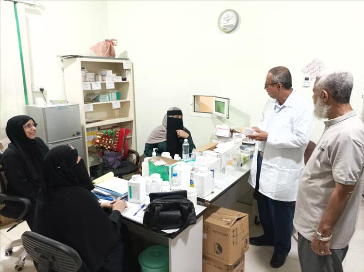 الخضر زيد يتفقد مستوى الالتزام الوظيفي في المرافق الصحية بالشيخ عثمان بعد إجازة عيد الفطر