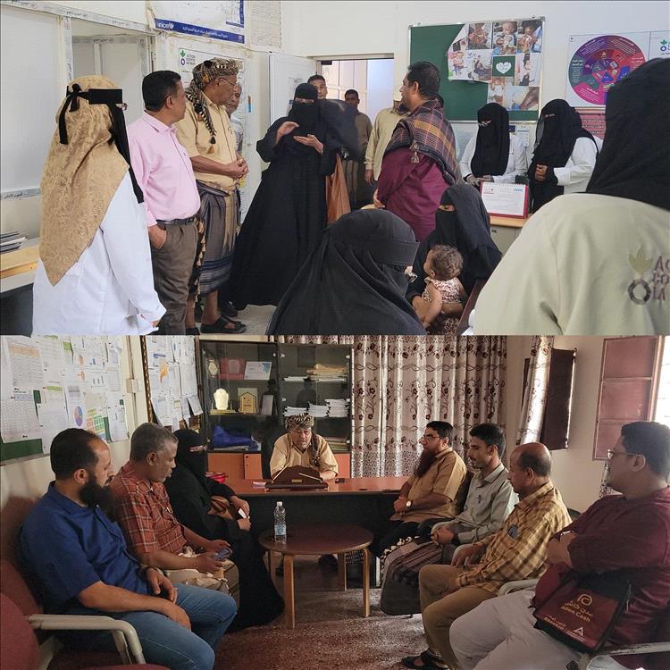 وكيل محافظة أبين جرفوش ومدير عام الخدمة المدنية يتفقدان سير العمل في المكاتب الخدمية بمديرية خنفر