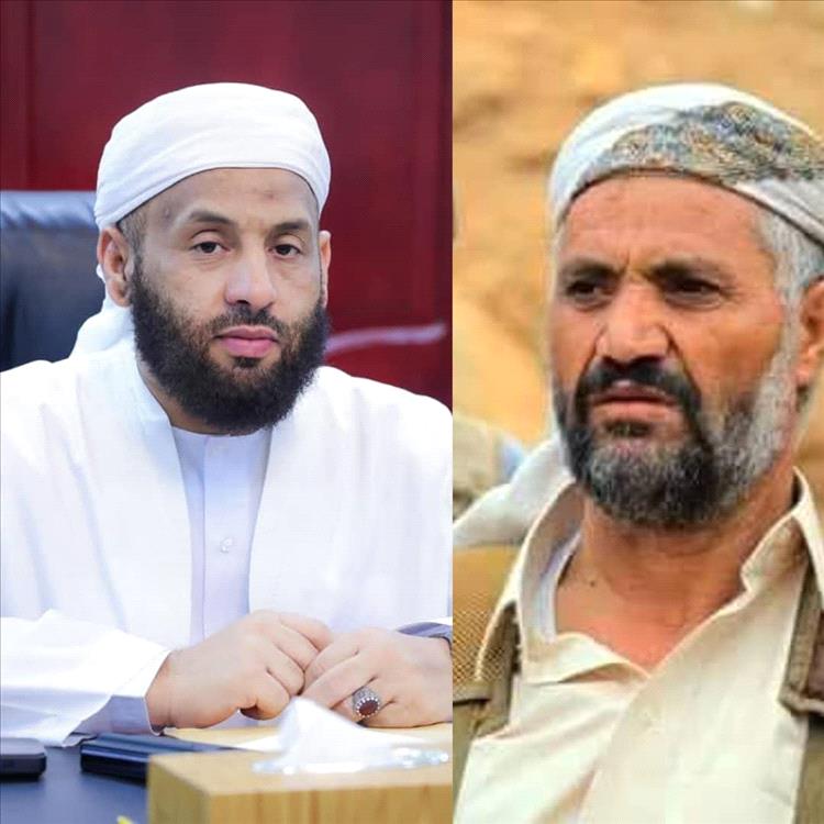 وزير الأوقاف والإرشاد يُعزي قائد مقاومة صنعاء في استشهاد نجله