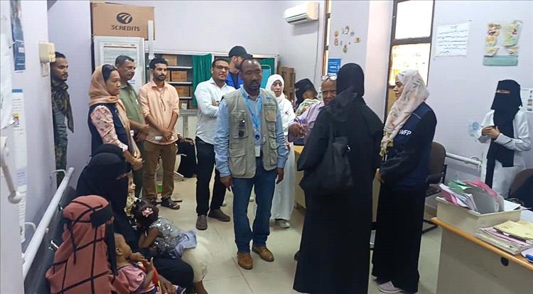 مدير عام مستشفى الصداقة يستقبل وفداً من برنامج الغذاء العالمي والجهة الداعمة السيدا لتقييم عيادة التغذية العلاجية