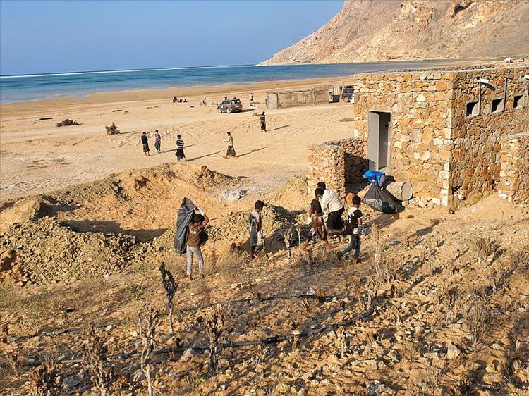 بدء حملة نظافة في محمية ديطوح بسقطري