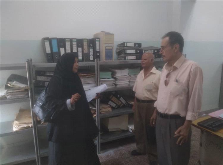 مدير عام مستشفى الأمراض النفسية والعصبية يقوم بجولة تفقدية لأقسام المستشفى ويطلع على سير العمل