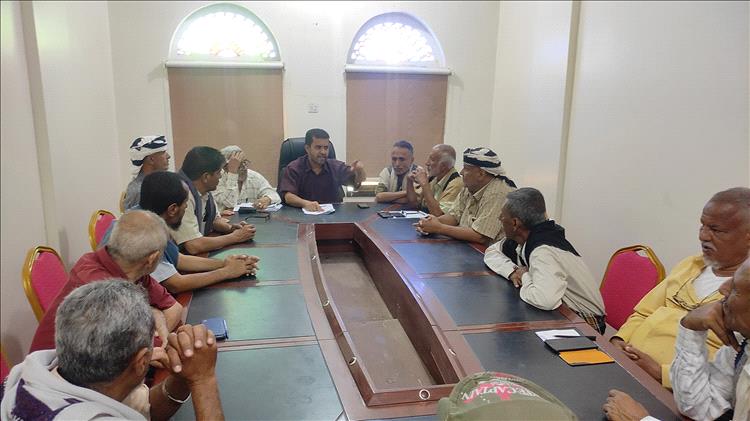 الأمين العام يعقد اجتماعاً بأعضاء السلطة المحلية في مودية لمناقشة التحديات الخدمية وأبرزها أزمة الكهرباء