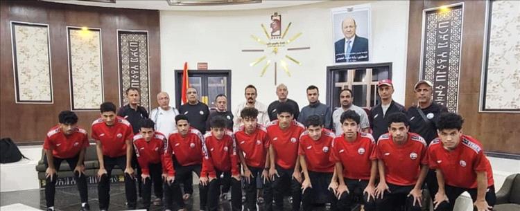استقبال بعثة منتخب الناشئين بمحافظة مأرب
