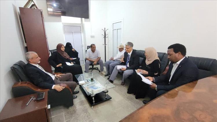 الوكيل الشبحي يستقبل نائب ممثل صندوق الأمم المتحدة للسكان الذي يزور بلادنا