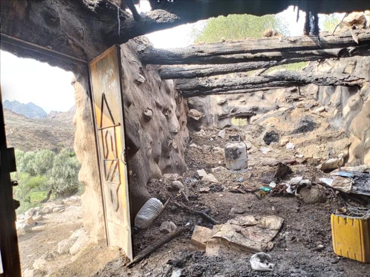 انفجار اسطوانة غاز يخلف دمارًا واسعًا ويشرد أسرة شهيد في الأزارق