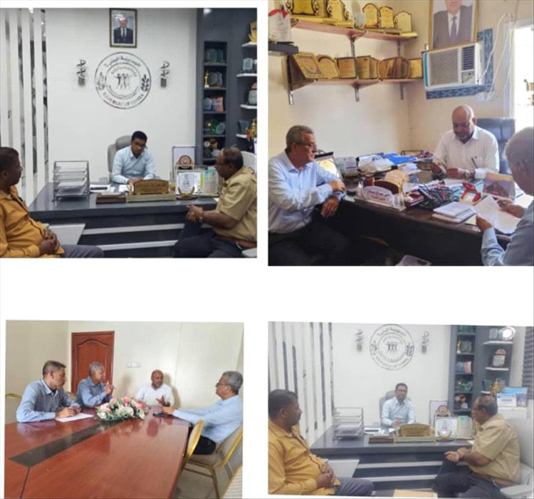 مسجدي وبن طليب يطلعان على ترتيبات انطلاقة النسخة السابعة لبطولة كاس حضرموت الثقافية