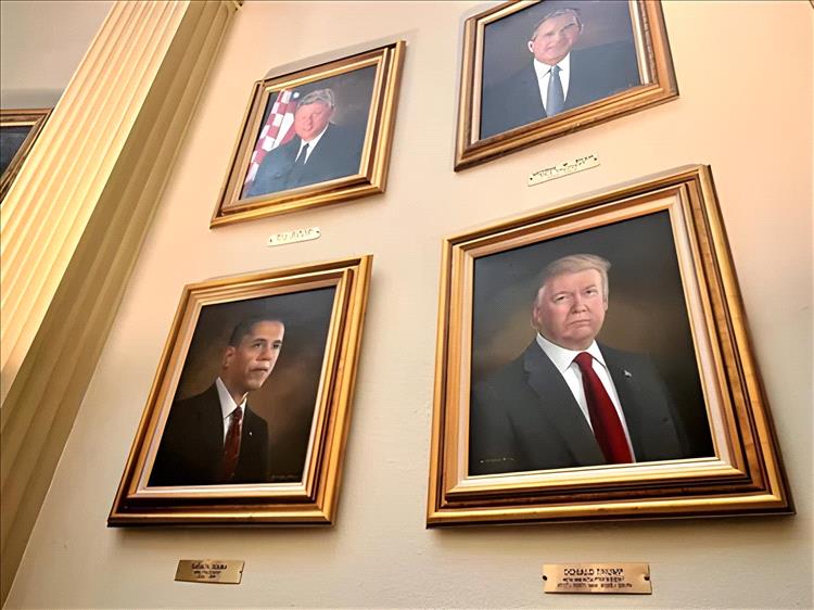 ترامب يهاجم "فنانة الرؤساء" ويأمر بإزالة لوحته من مبنى الكابيتول