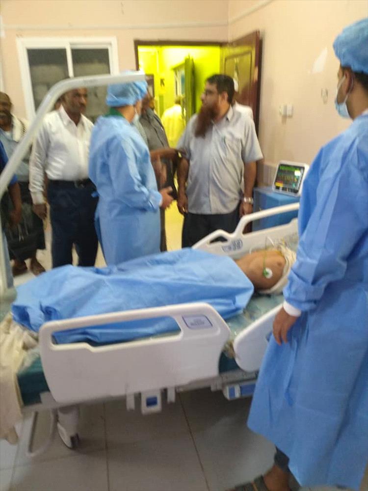 مدير مكتب الصحة بمحافظة أبين يزور مديرية مودية ويدشن تفعيل قسم العناية المركزة بالمستشفى