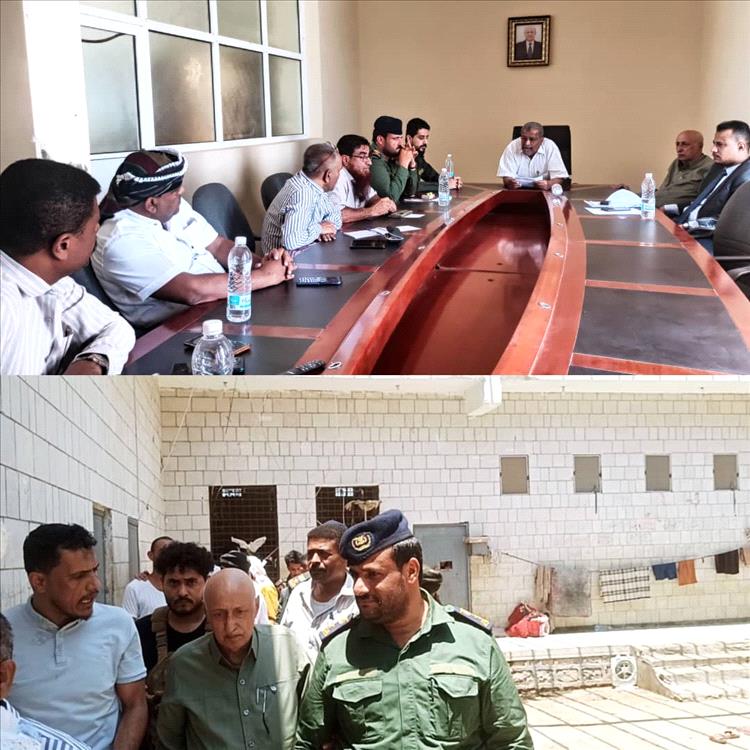 لقاء يبحث أوضاع السجون في أبين ويطالب بتدخل عاجل لإعادة التأهيل