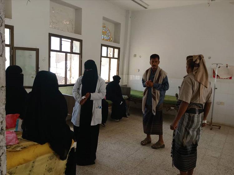 مدير عام الوضيع يتفقد العمل في مستشفى المديرية العام ويشيد بمستوى الخدمات المقدمة فيه.