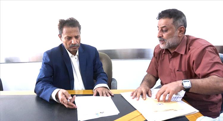 محافظ أبين يناقش مع المستثمر احمد الوالي جوانب الاستثمار في قطاعي المشاريع الزراعية والعقار السكني التجاري