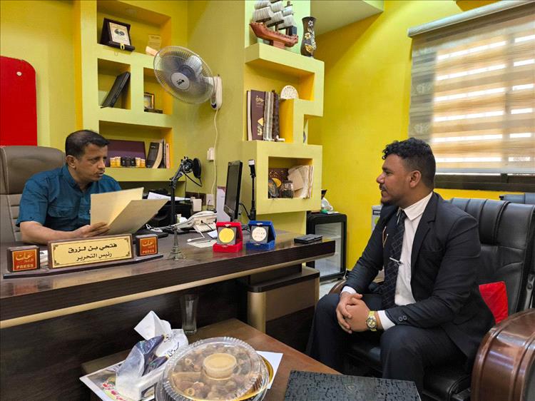 مؤسسة "عدن الغد" تستقبل المخترع عوض باحميش وتُشيد بإنجازاته العالمية في مجال حماية البيئة وسلامة الغذاء