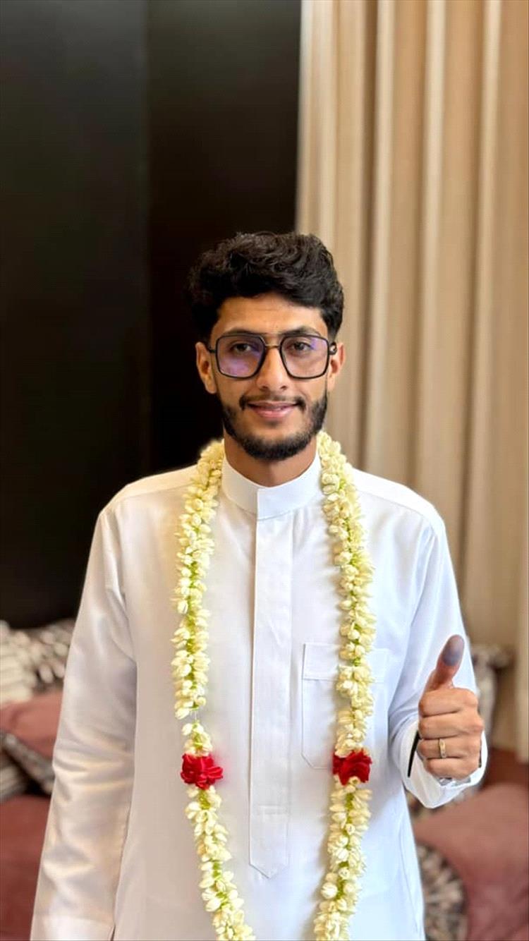 مبارك عقد القرآن للشاب الخلوق يونس فضل الملا