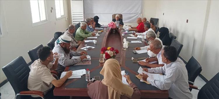 مجلس جامعة لحج يناقش جملة من القضايا الأكاديمية والطلابية والإدارية في اجتماعه الدوري لشهر يوليو