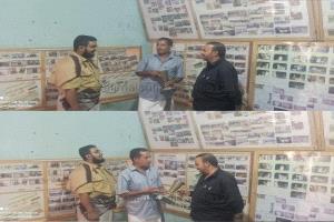 مدير مكتب الشباب والرياضة بمكيراس يزور معرض الصور ويشيد بإنجازات نادي شباب عريب