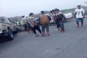 وفاة شخصين وإصابة ثلاثة آخرين بحادثين منفصلين في مديرية لودر بمحافظة أبين
