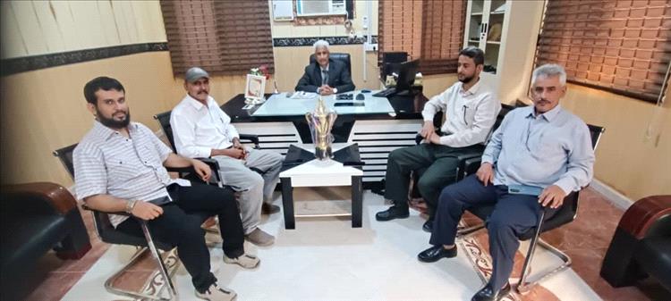 مدير التطوير الأكاديمي بجامعة أبين يزور مدارس النهضة النموذجية بجعار خنفر