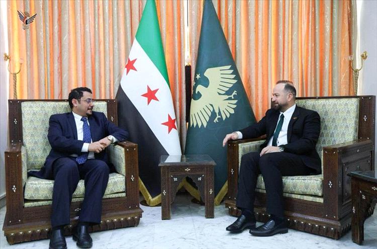 بعكر يبحث مع وزير الإعلام السوري تعزيز التعاون الإعلامي بين البلدين