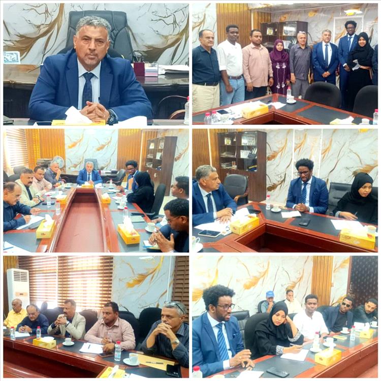نائب محافظ عدن يناقش مع مؤسسة دعم النرويجية إمكانية دعم مشاريع البنية التحتية وإعادة الإعمار