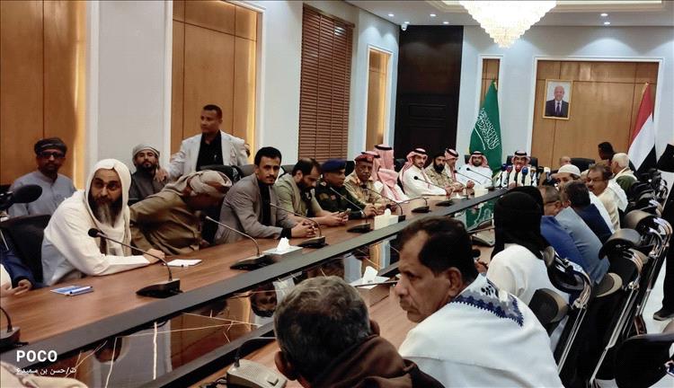 مصادر: الوفد السعودي يعقد اجتماعاً عاجلاً مع قيادة السلطة المحلية وقيادات قبلية وأمنية في حضرموت