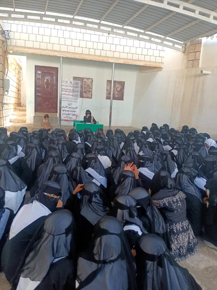 مؤسسة وادي دوعن للتنمية تنفذ حملة توعوية عن الأمراض المزمنة في في ثانويات دوعن